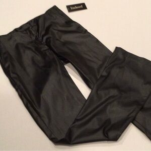 Indeed Black Satin Pants